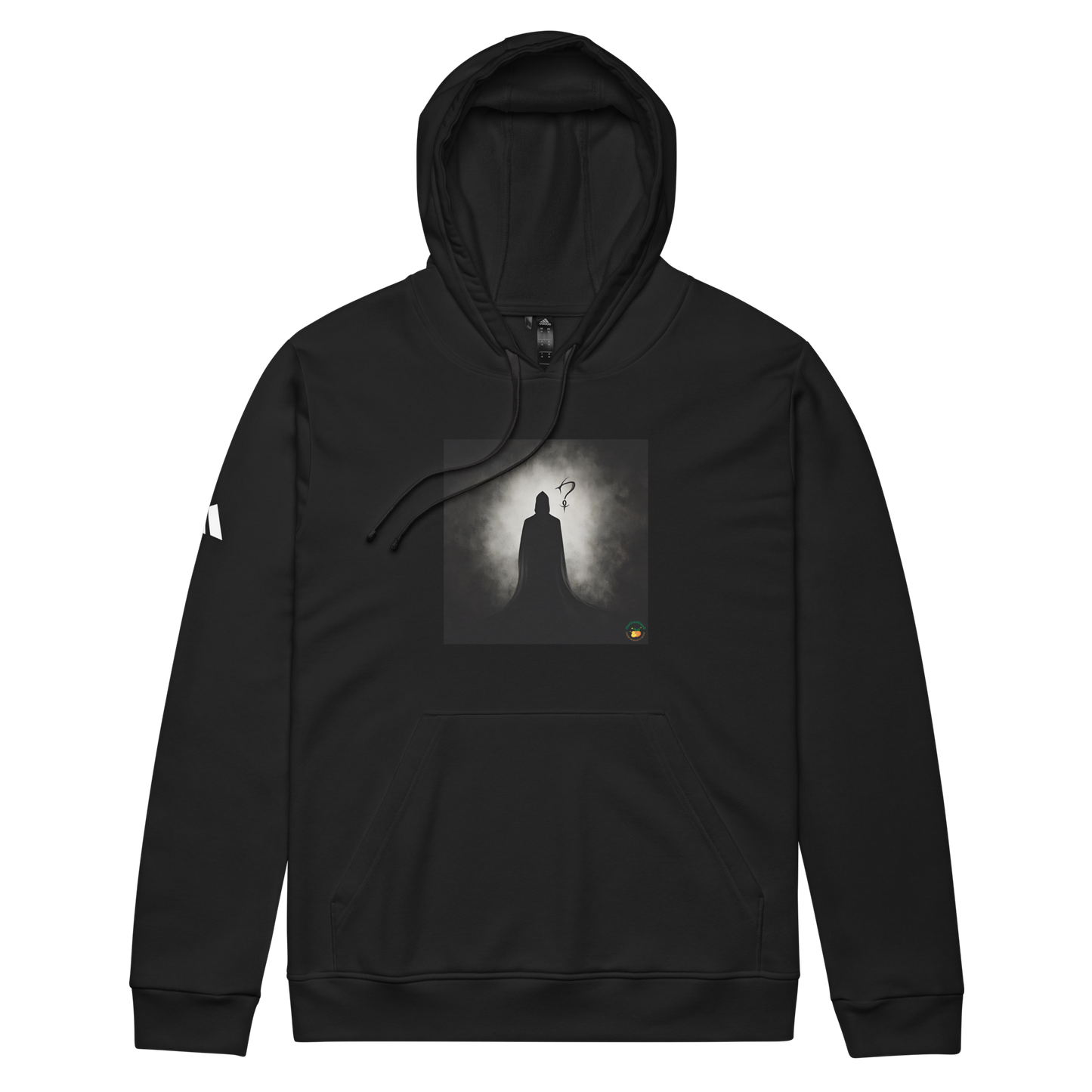 Dark and Eerie figure adidas fleece hoodie