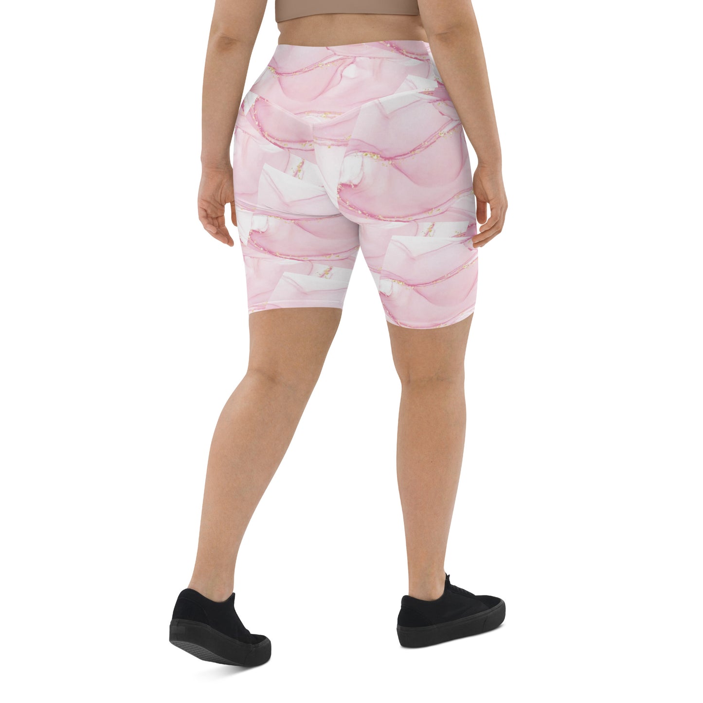 Pretty in Pink Biker Shorts