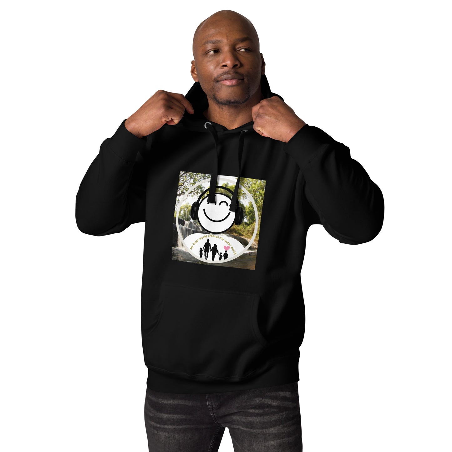 Family Headphone Guy Hoodie: Find Your Happy Place