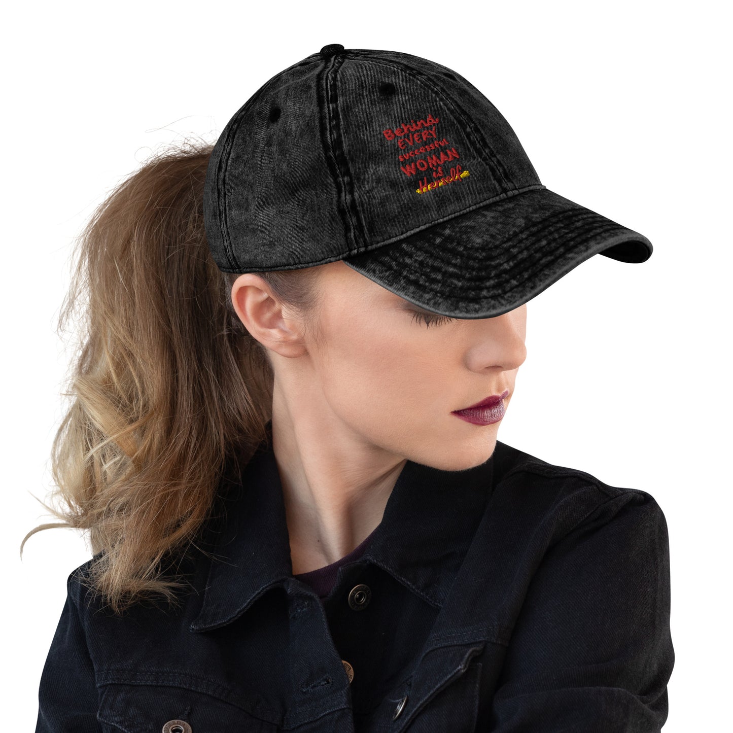 Successful Women Vintage Cotton Twill Cap