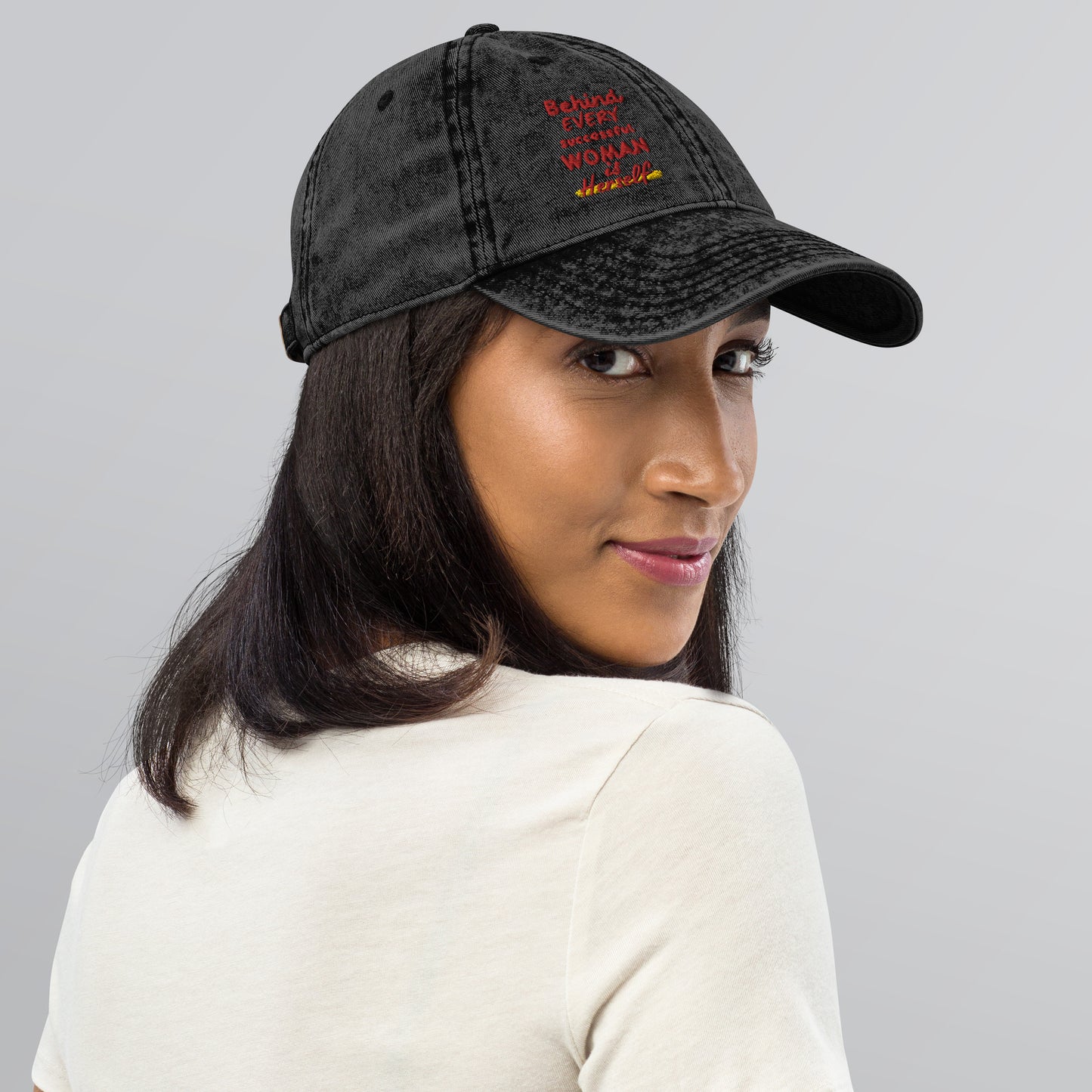 Successful Women Vintage Cotton Twill Cap