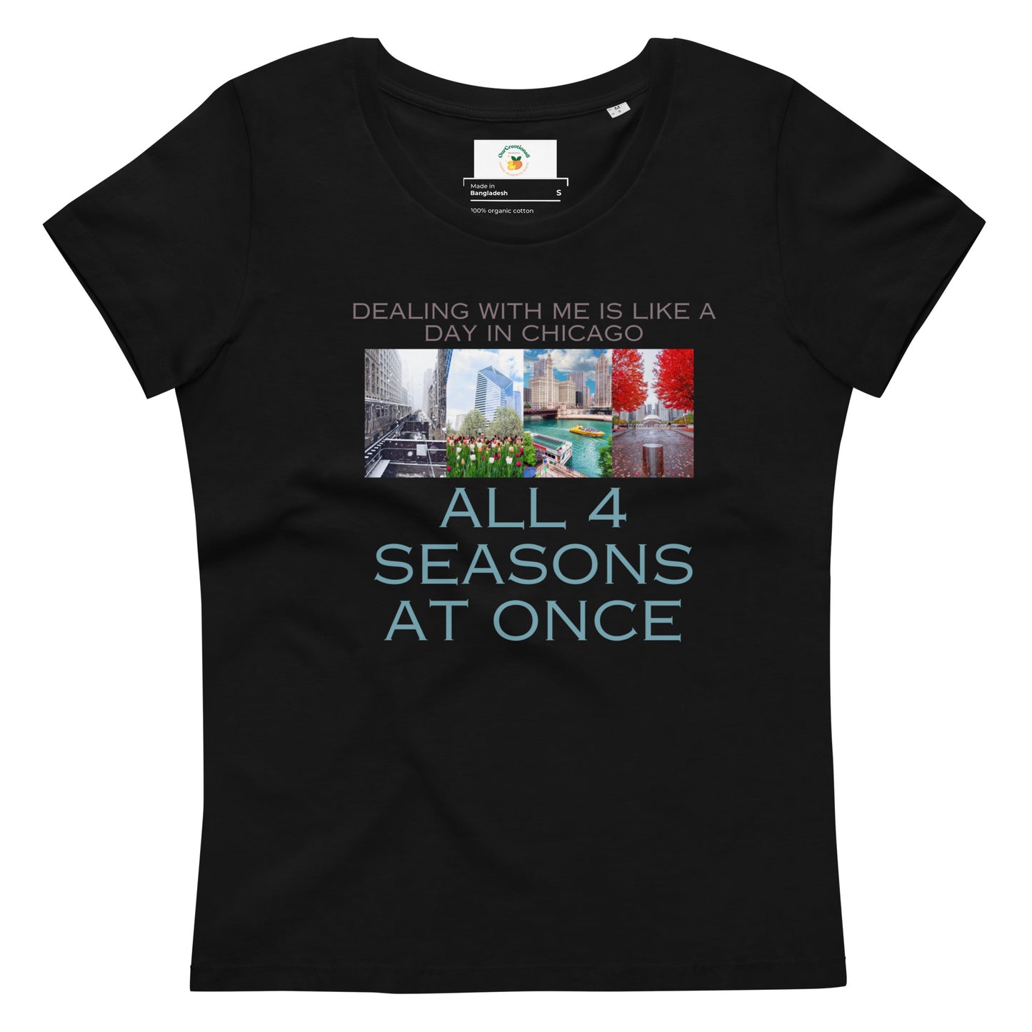 4 Seasons Women's fitted eco tee