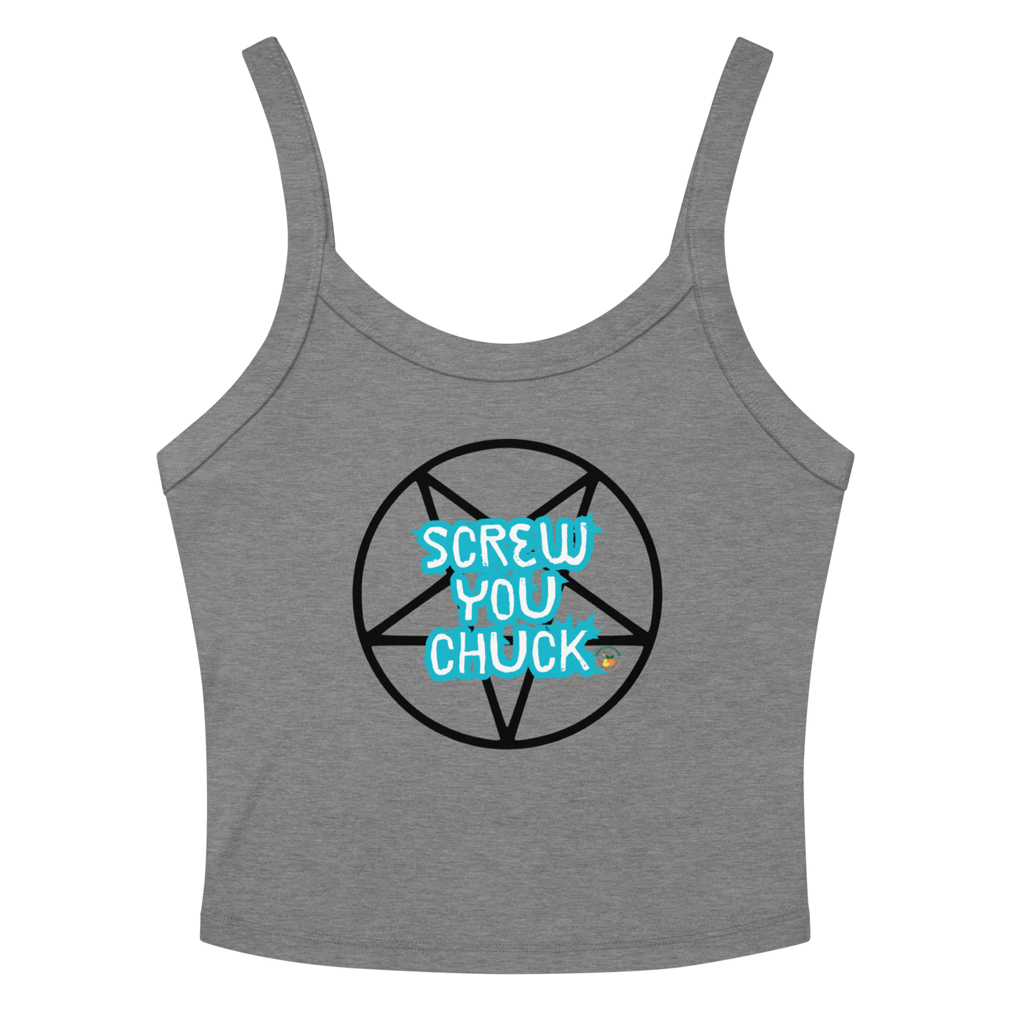 Screw You Chuck micro-rib tank top