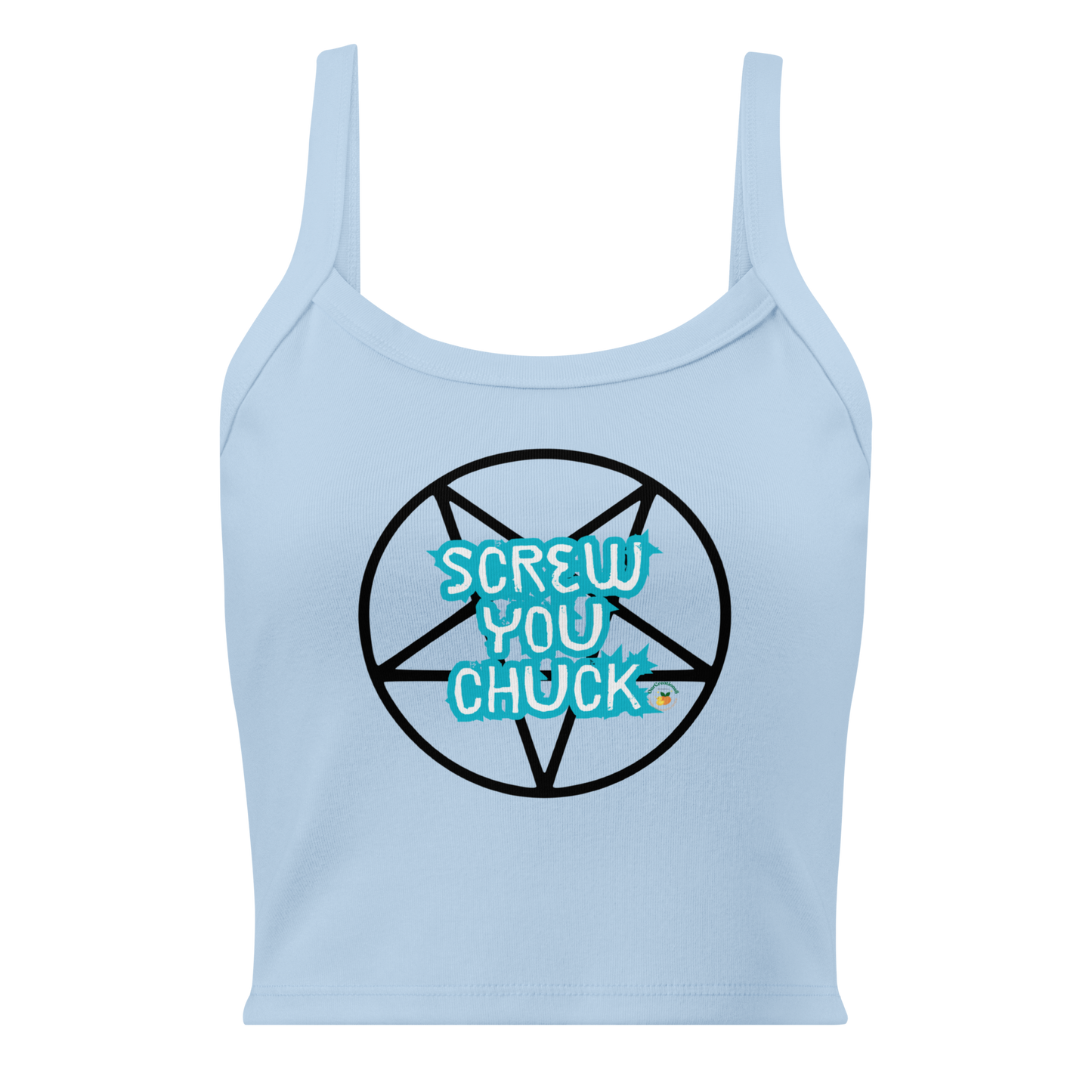 Screw You Chuck micro-rib tank top