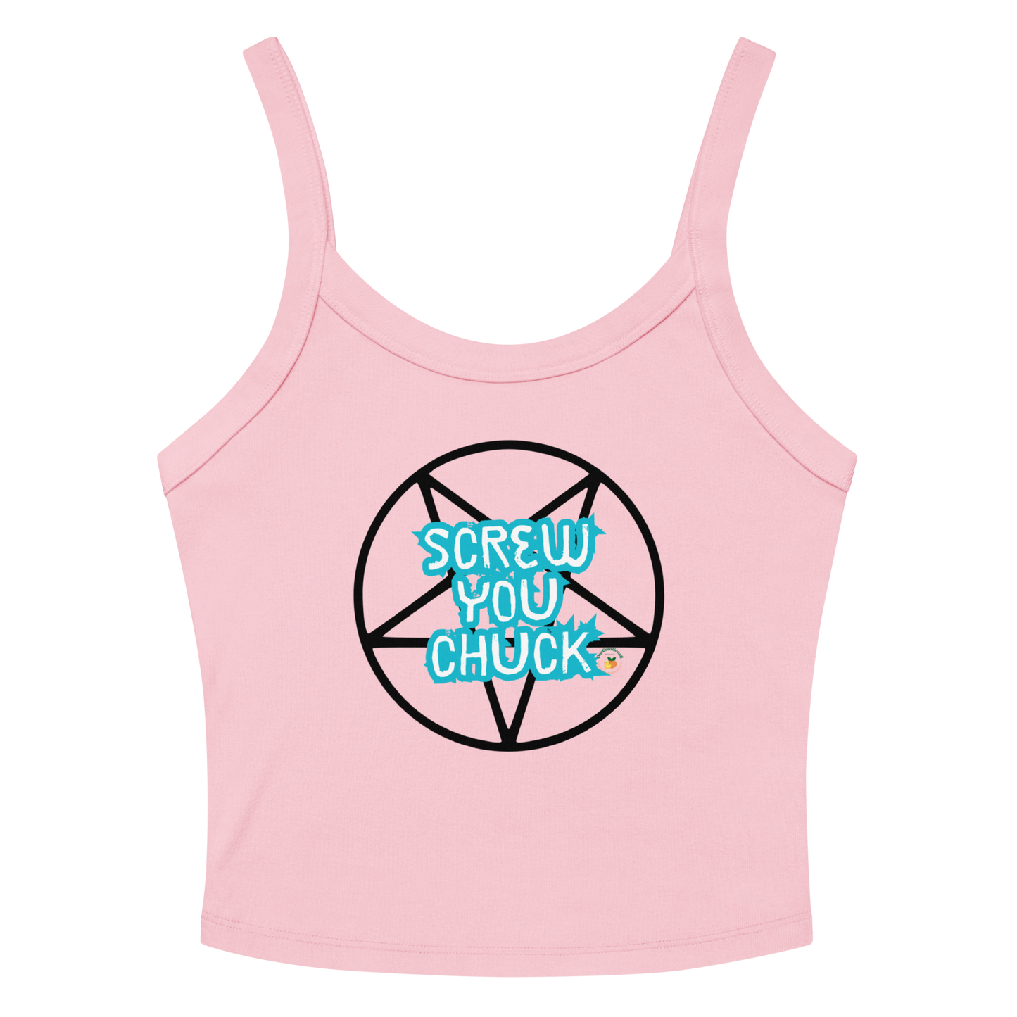 Screw You Chuck micro-rib tank top